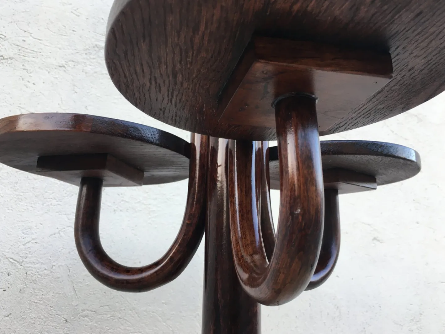 Bugholz Blumenbeet von Thonet, 1940er
