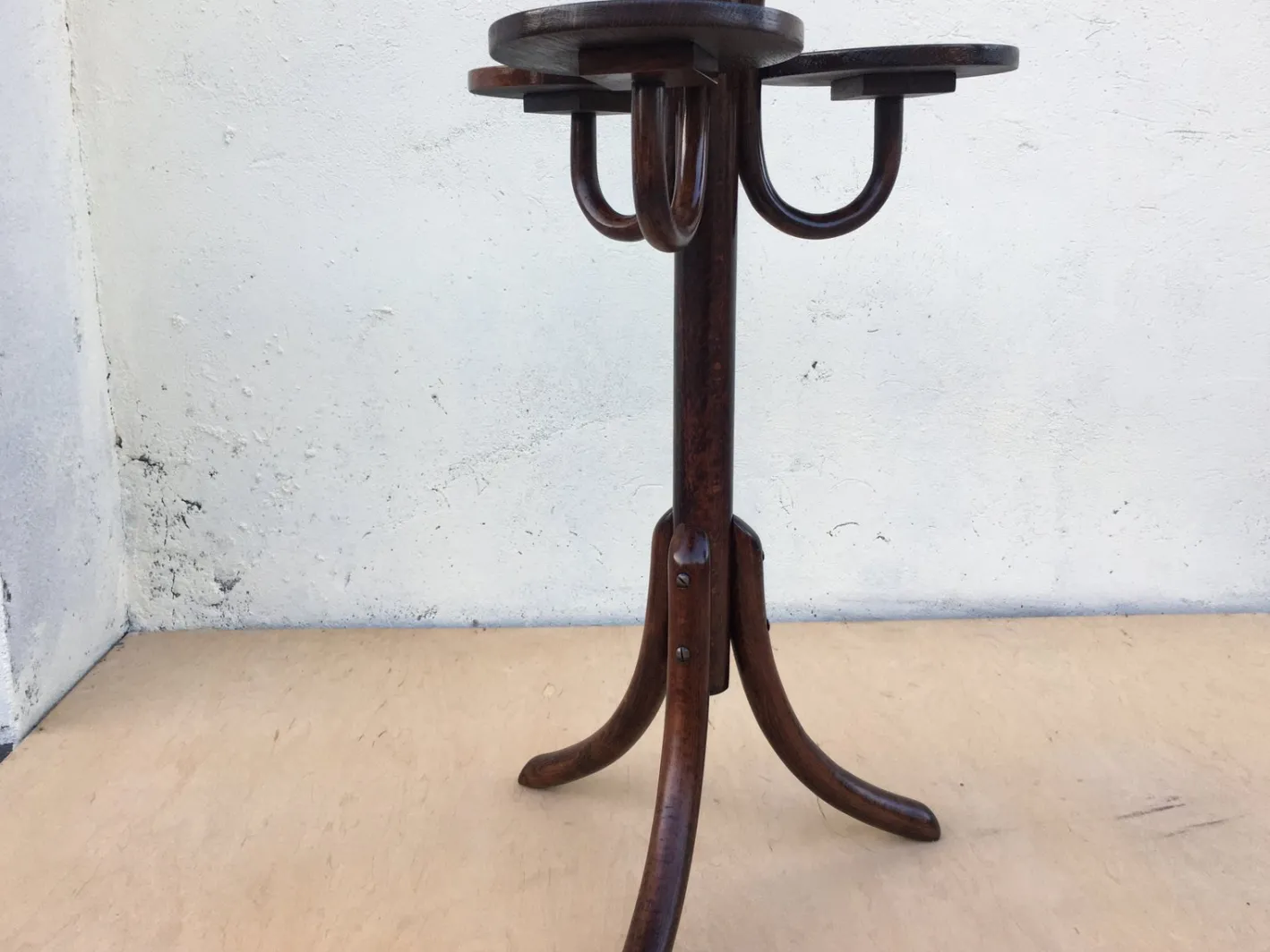 Bugholz Blumenbeet von Thonet, 1940er