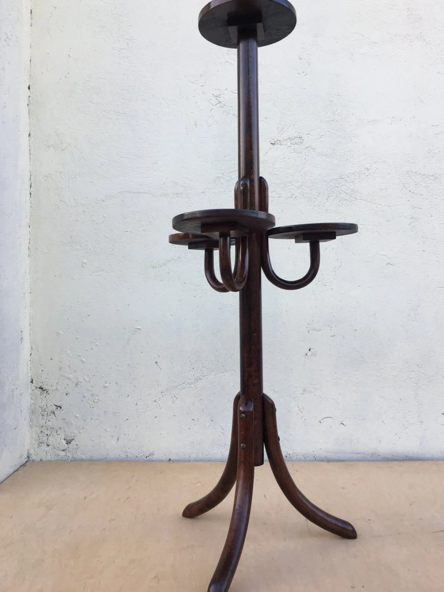 Bugholz Blumenbeet von Thonet, 1940er
