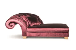 Burgunderroter Versailles Liegesessel von VGnewtrend