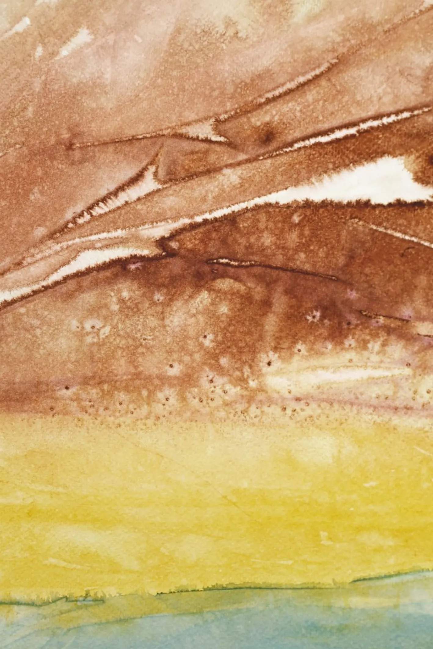 Cala Amarilla 2 Abstract Landscape by Macarena Sanz