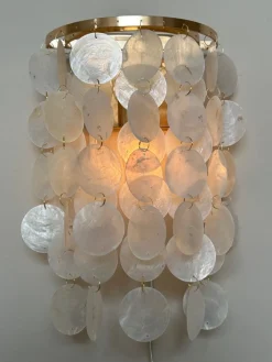 Capiz Shell Wandlampe, 2019