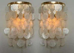 Capiz Shell Wandlampe, 2019