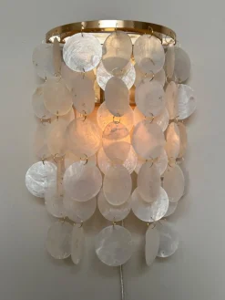 Capiz Shell Wandlampe, 2019