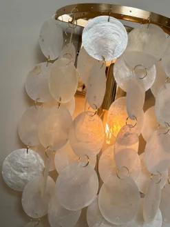 Capiz Shell Wandlampe, 2019