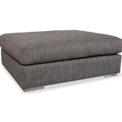 Cenova Ecksofa & Fußhocker mit Stoffbezug in Grau von BoConcept, 2er Set