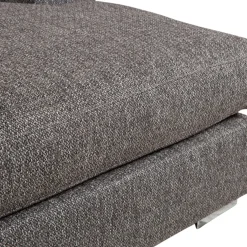 Cenova Ecksofa & Fußhocker mit Stoffbezug in Grau von BoConcept, 2er Set