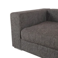Cenova Ecksofa & Fußhocker mit Stoffbezug in Grau von BoConcept, 2er Set