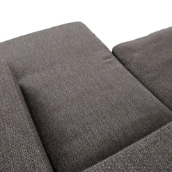 Cenova Ecksofa & Fußhocker mit Stoffbezug in Grau von BoConcept, 2er Set