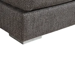 Cenova Ecksofa & Fußhocker mit Stoffbezug in Grau von BoConcept, 2er Set