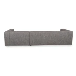 Cenova Ecksofa & Fußhocker mit Stoffbezug in Grau von BoConcept, 2er Set