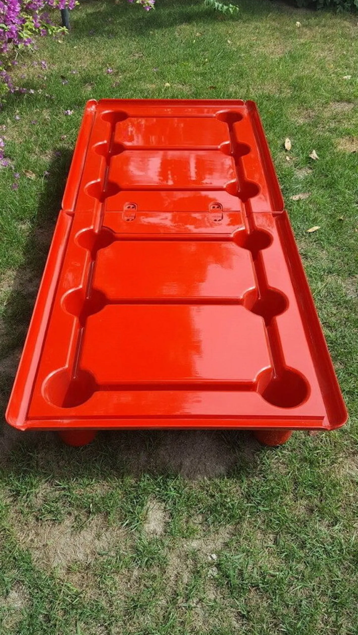Centopiedi 4545-6 Bett von A. Locatelli P. Salmoiraghi für Kartell, 1972