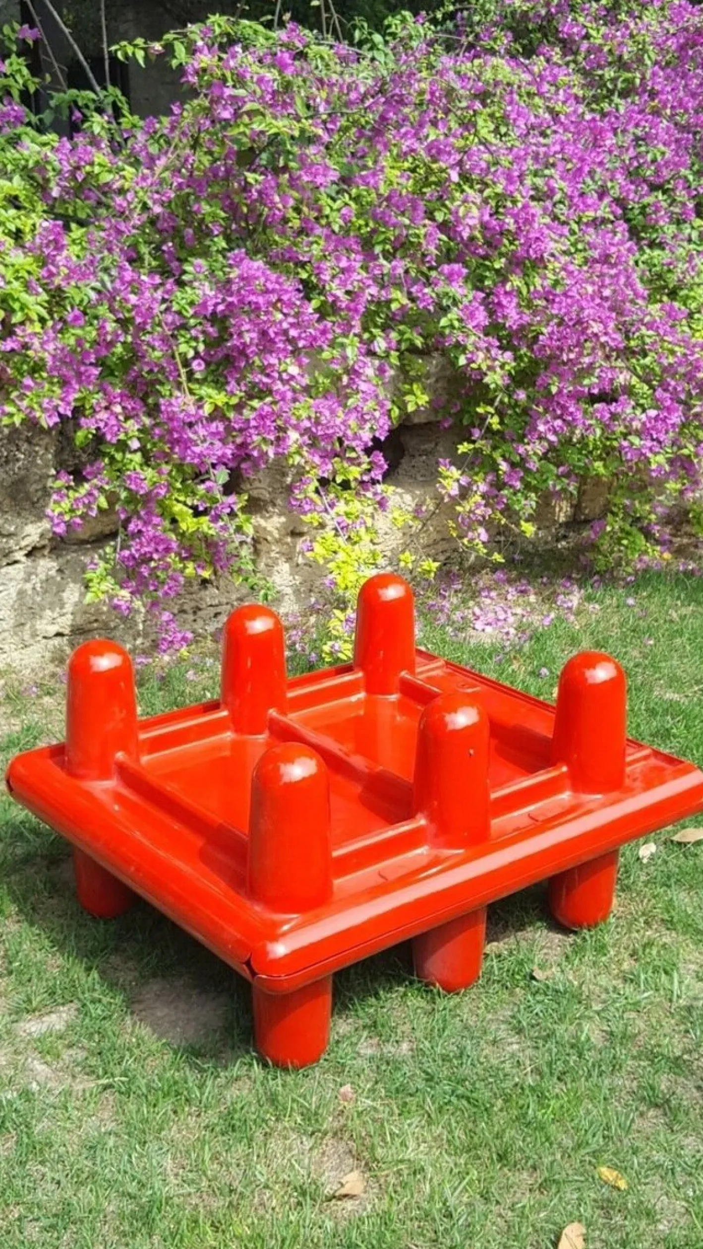 Centopiedi 4545-6 Bett von A. Locatelli P. Salmoiraghi für Kartell, 1972