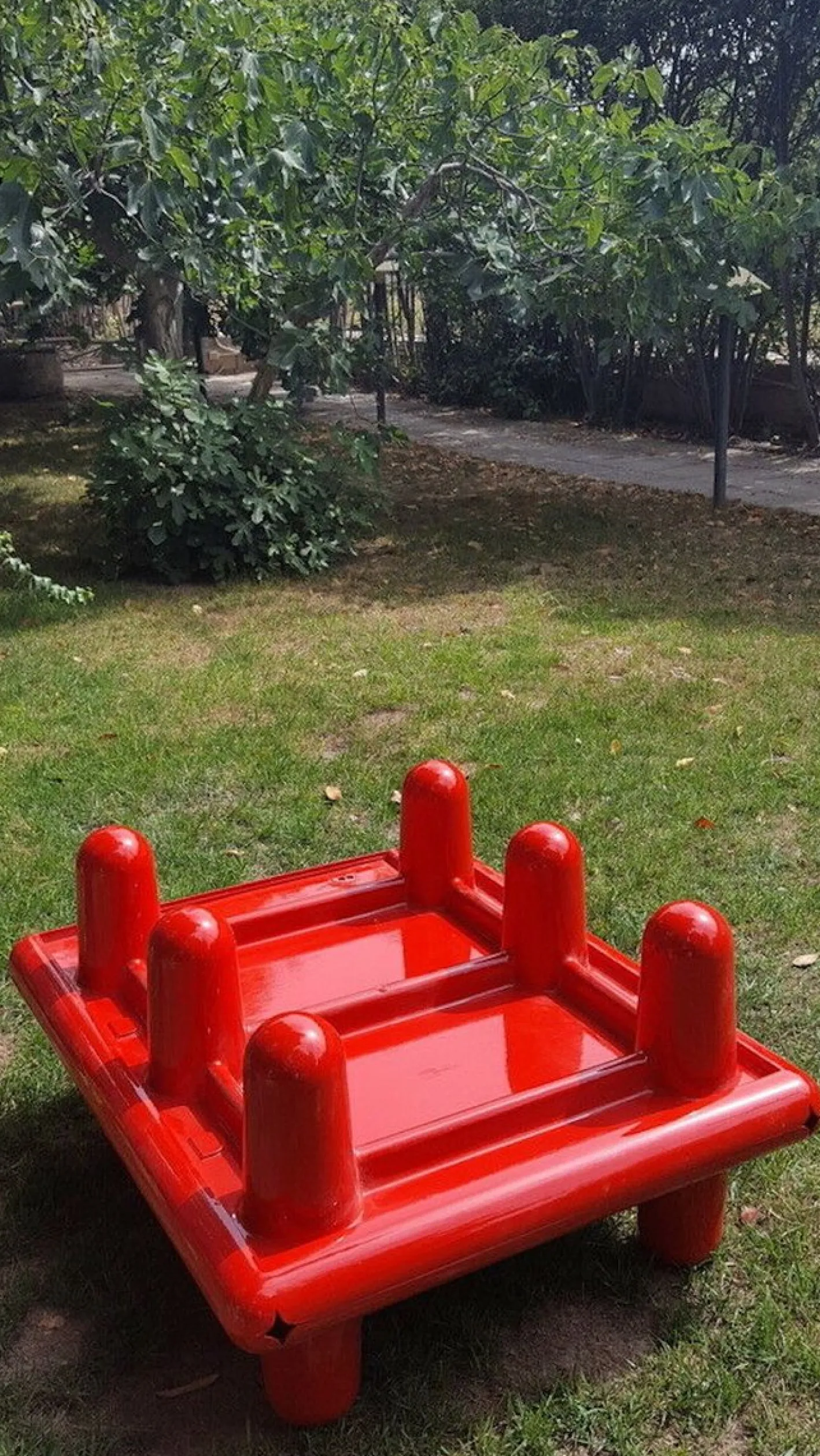 Centopiedi 4545-6 Bett von A. Locatelli P. Salmoiraghi für Kartell, 1972