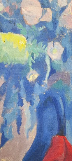 Charlotte Marie Weiss, Bouquet de fleurs, 1916, Öl auf Leinwand, Gerahmt