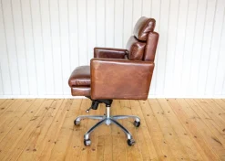 Chefsessel aus Leder in Zigarrenleder von Timothy Oulton für Halo, 2010er Jahre