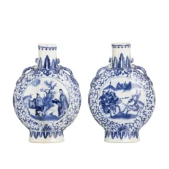 Chinesische Porzellangefäße, 19. Jh., 2er Set