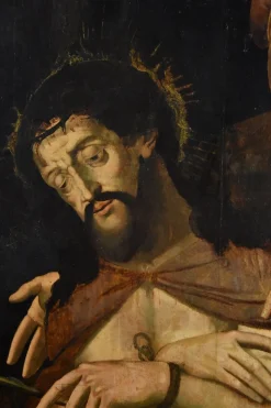 Circle of Michael Coxie, Ecce Homo, Pontius Pilatus, 1580, Öl an Bord, gerahmt
