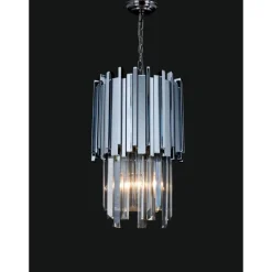 Collection Jupiter Kronleuchter aus Metall & Kristallglas von Jago