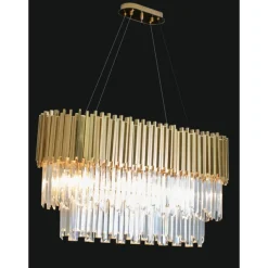 Collection Jupiter Wandlampe aus Metall & Kristallglas von Jago