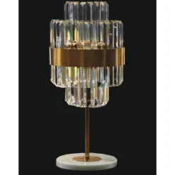 Collection Minerva Wandlampe aus Metall & Kristallglas von Jago