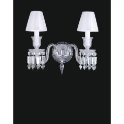 Collection Regina Wandlampe aus Metall & Kristallglas von Jago