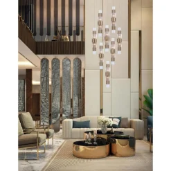Collection Spiga Wandlampe aus Metall und Glas von Jago