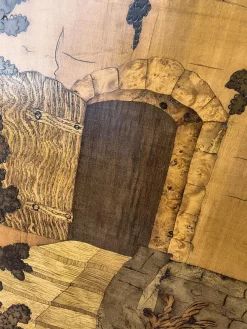 Cornelio Ferrandi, Landschaftstafel, 1965, Holz