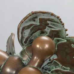 César Bailleux, Abstrakte Organische Skulptur, 1980er, Bronze