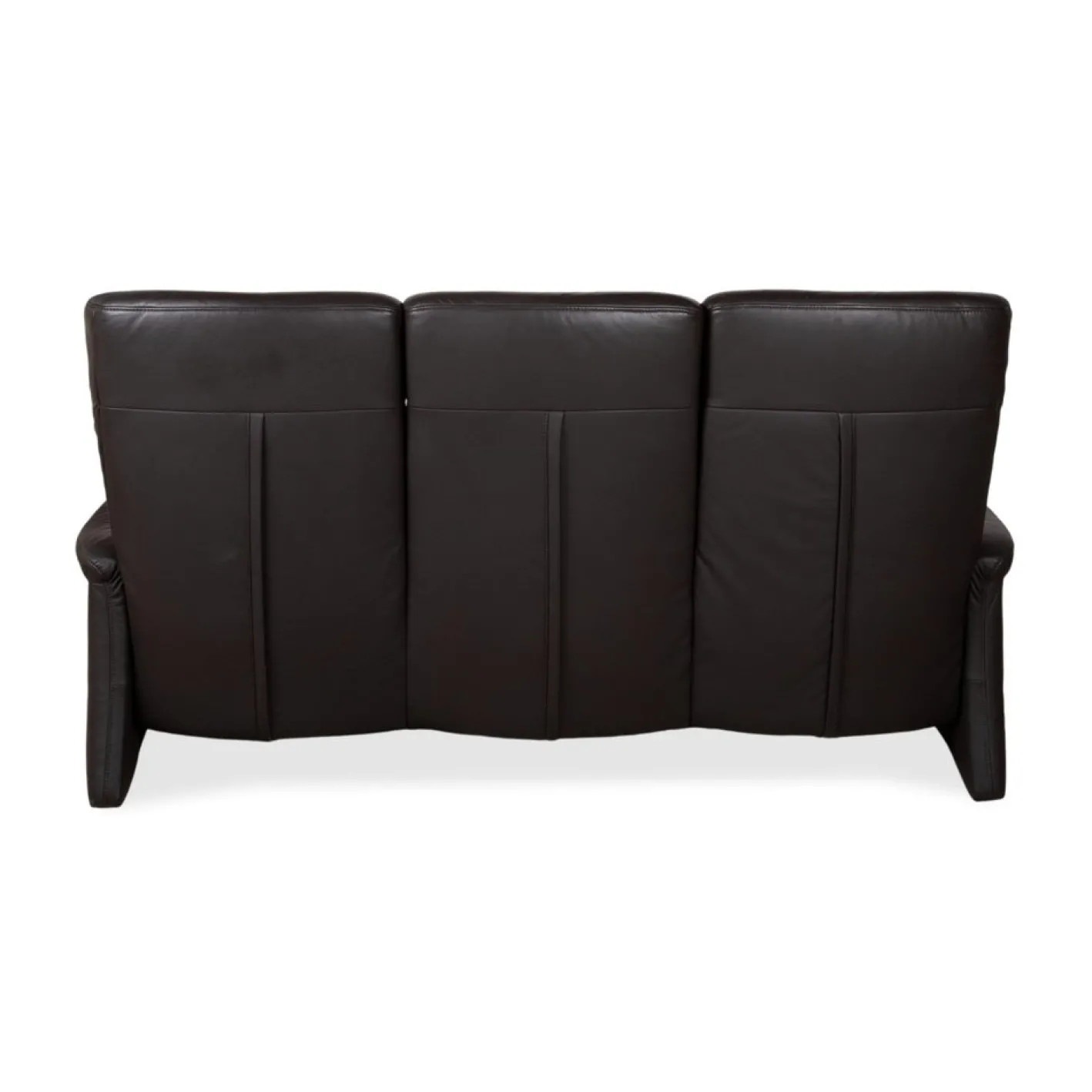 4571 Cumuly Leder Drei-Sitzer Sofa und Sessel in Anthrazitgrau mit Funktion von Himolla, 2er Set