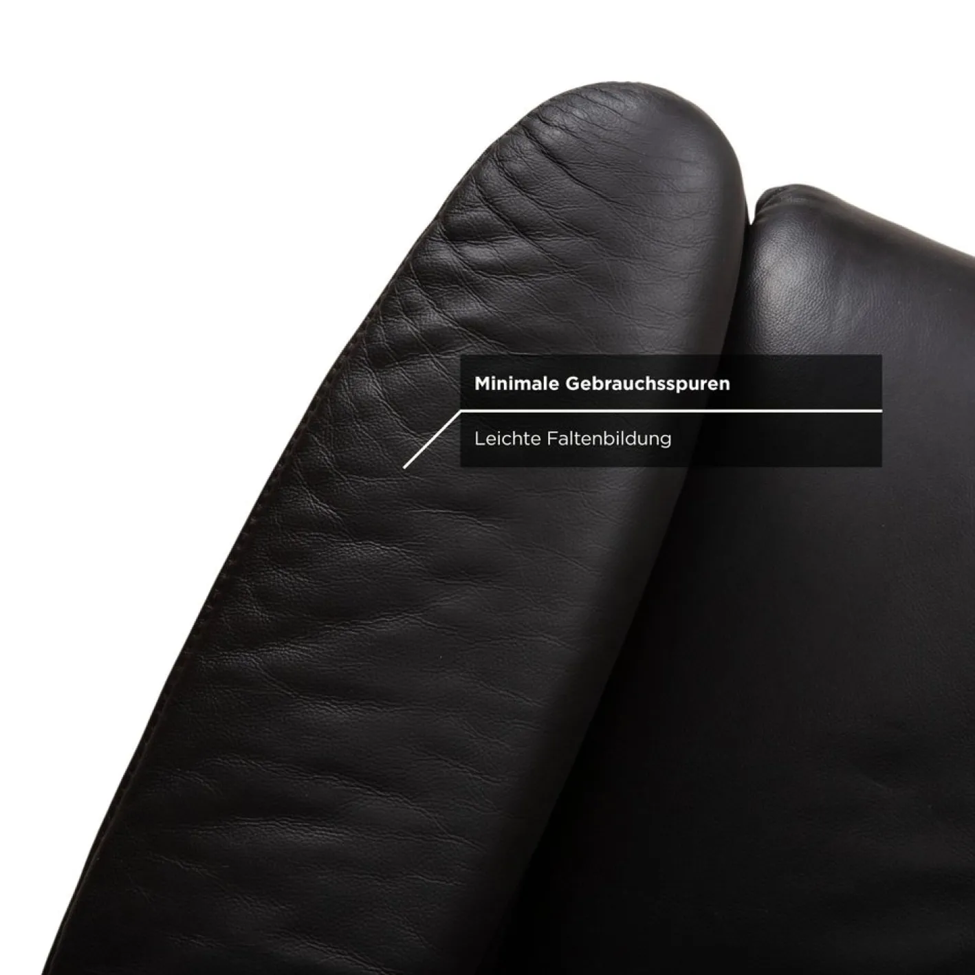 4571 Cumuly Leder Drei-Sitzer Sofa und Sessel in Anthrazitgrau mit Funktion von Himolla, 2er Set