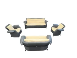 22-C Wohnzimmer Set von De Sede, 1970er, 4er Set