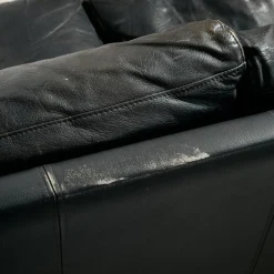 Danish Leather Sofa by Nielsen, 1970s