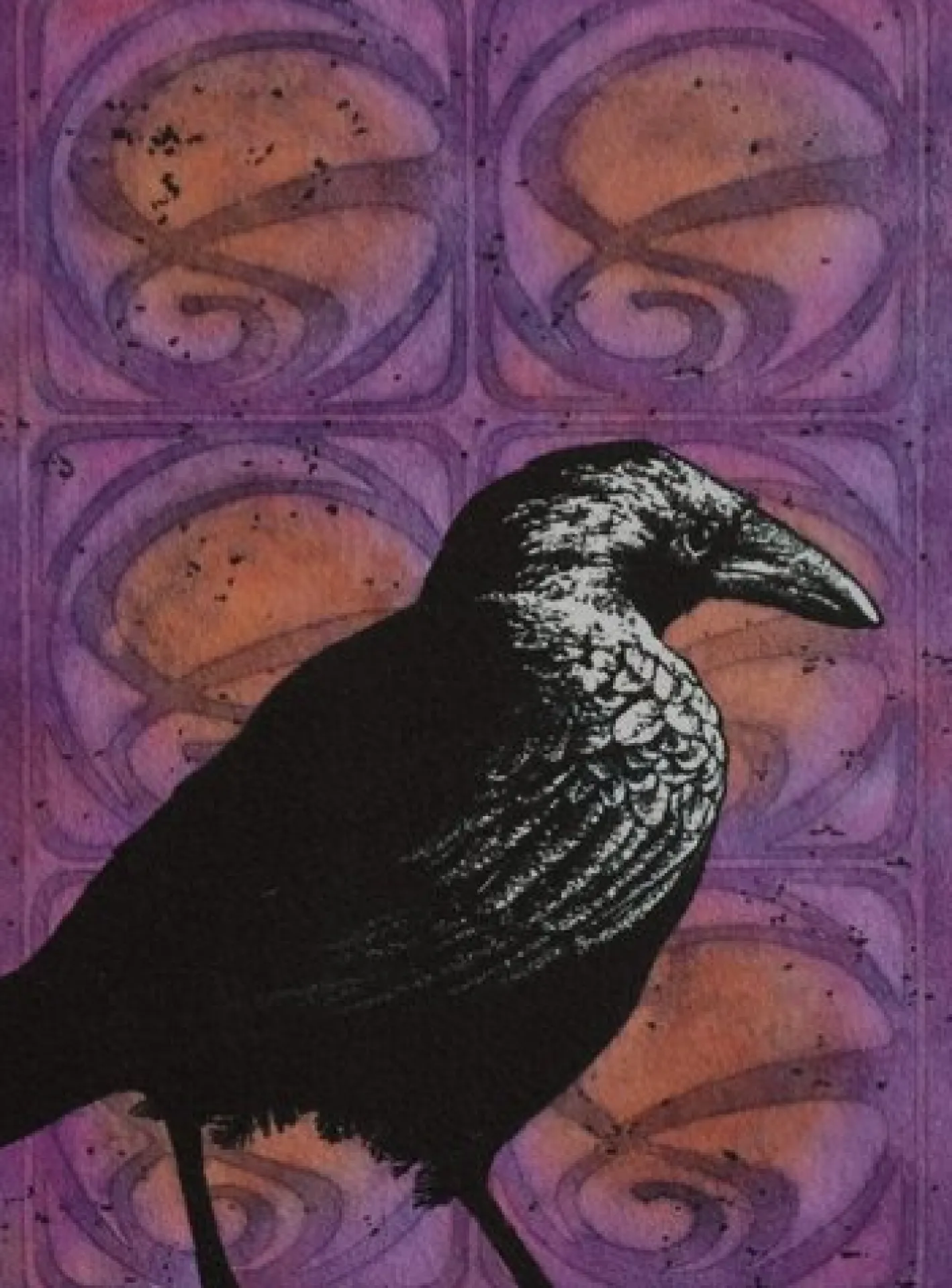 Deborah DeSaix, Tierportrait, Aquarell