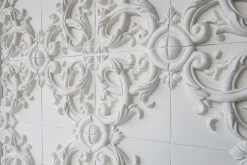 Decorative Ceramic Acanthus Panel by Anthony & Joseph Bevilacqua for MYOP
