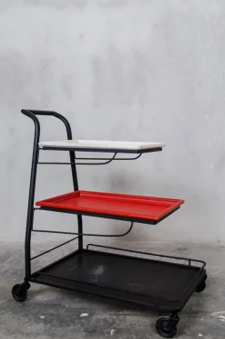 Demon Servierwagen von Mathieu Matégot, 1952