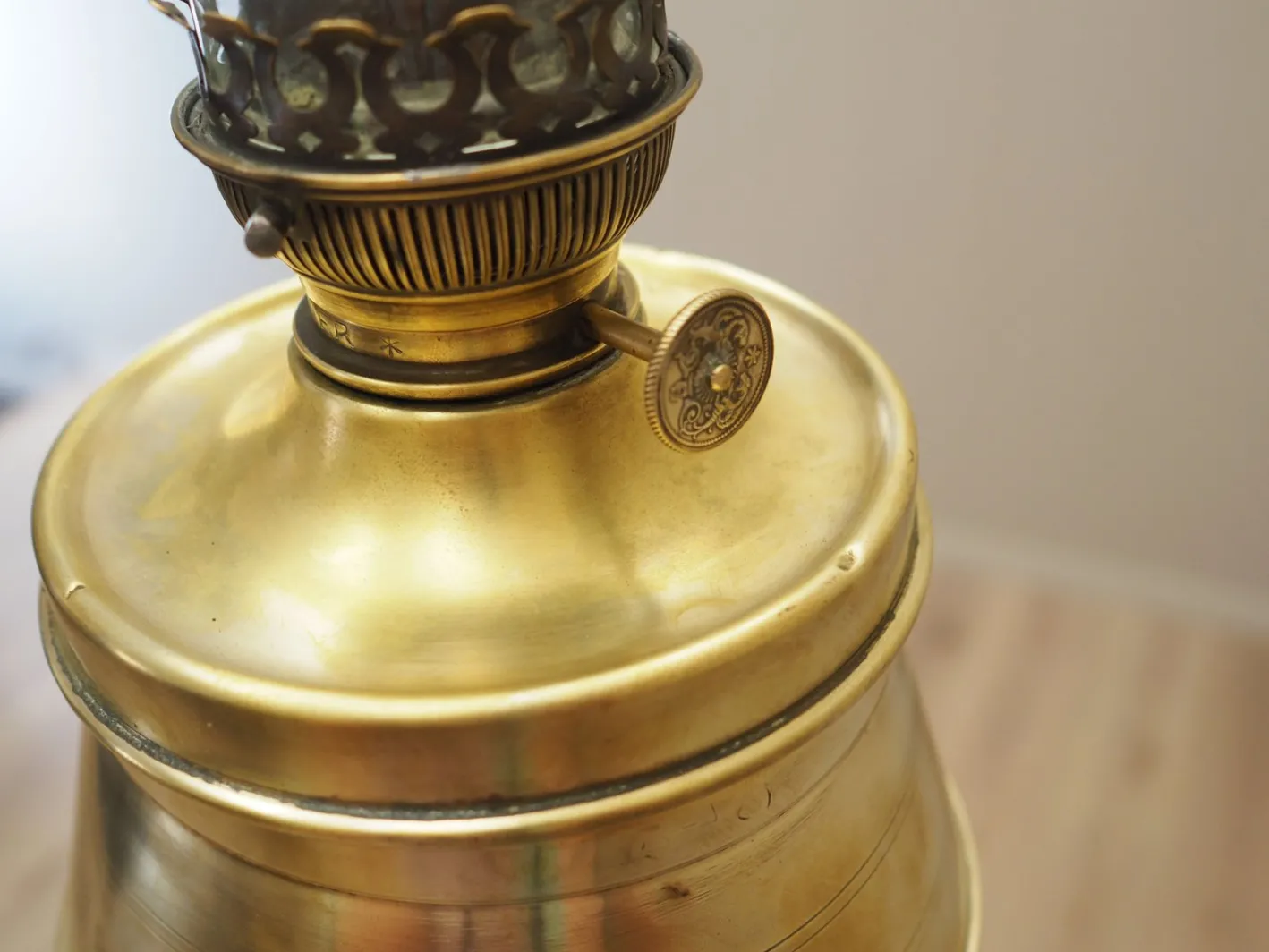 Deutsche Petroleumlampe von Ehrich & Graetz, 1920er