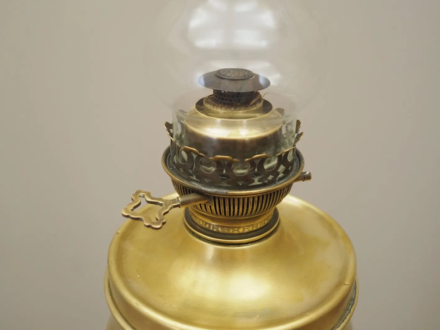 Deutsche Petroleumlampe von Ehrich & Graetz, 1920er
