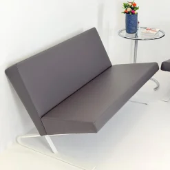 Deutsches Mid-Century Satyr Compact Ledersofa, 2000er