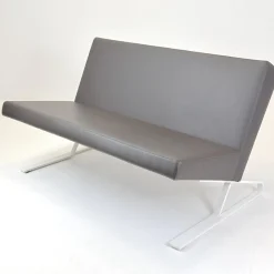 Deutsches Mid-Century Satyr Compact Ledersofa, 2000er