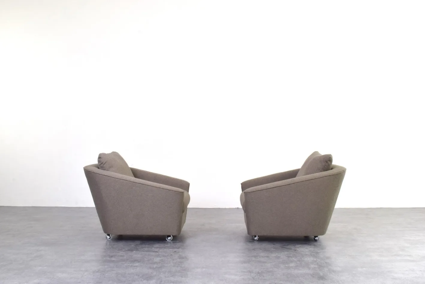 Deutsche Space Age Sessel, 1960er, 2er Set