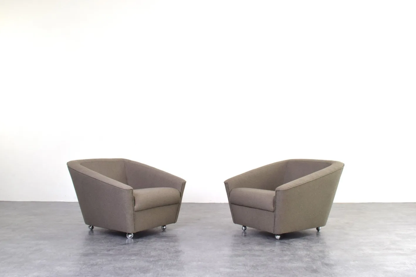 Deutsche Space Age Sessel, 1960er, 2er Set
