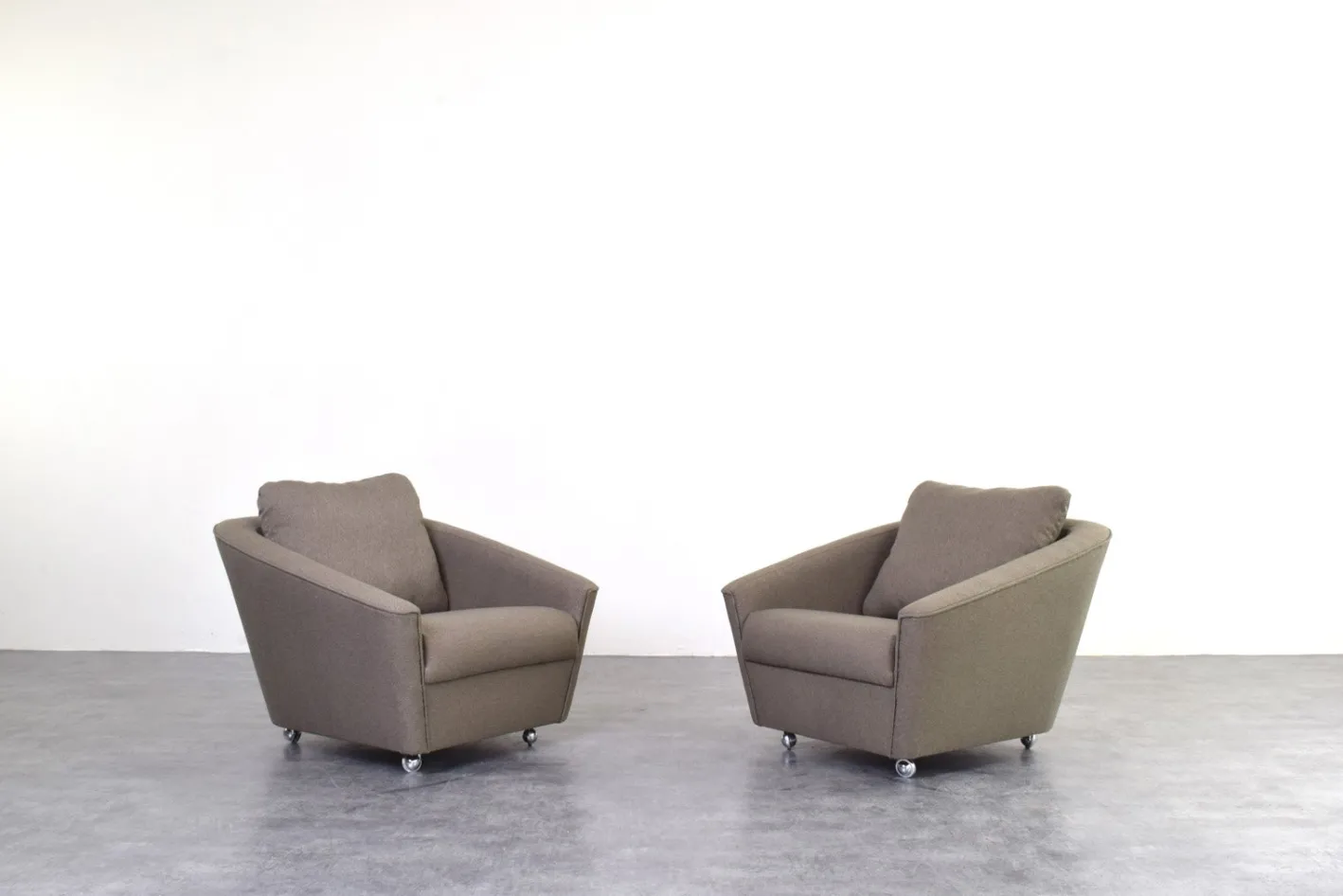 Deutsche Space Age Sessel, 1960er, 2er Set