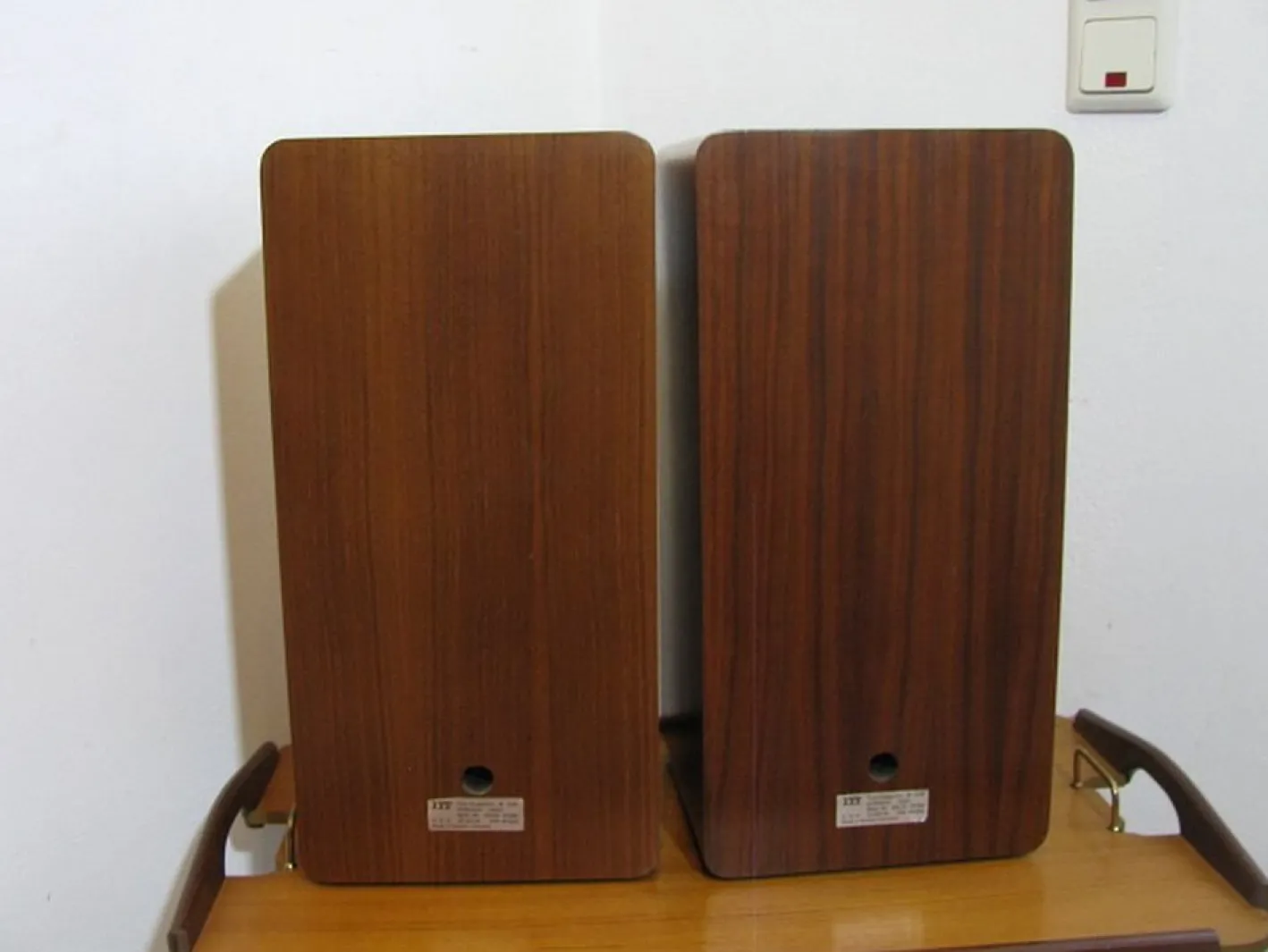 Deutsche Vintage Lautsprecher von ITT, 1970er, 2er Set