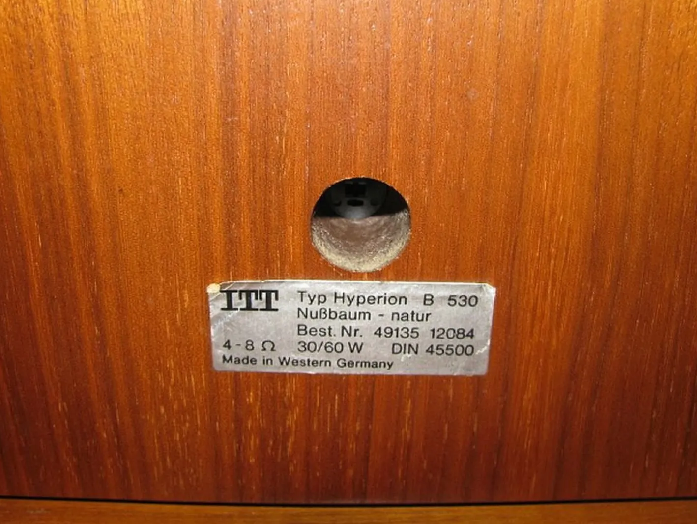Deutsche Vintage Lautsprecher von ITT, 1970er, 2er Set