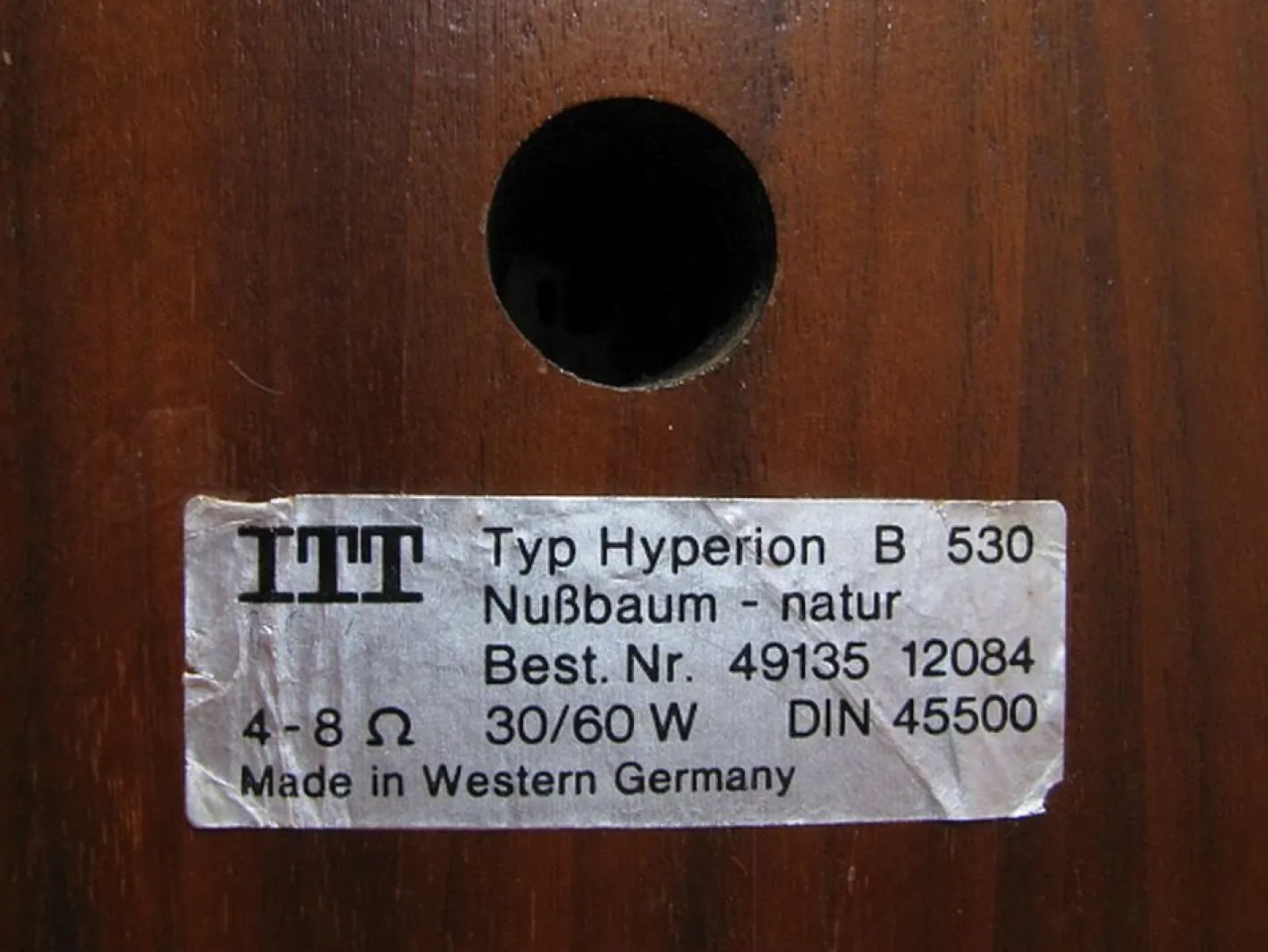 Deutsche Vintage Lautsprecher von ITT, 1970er, 2er Set