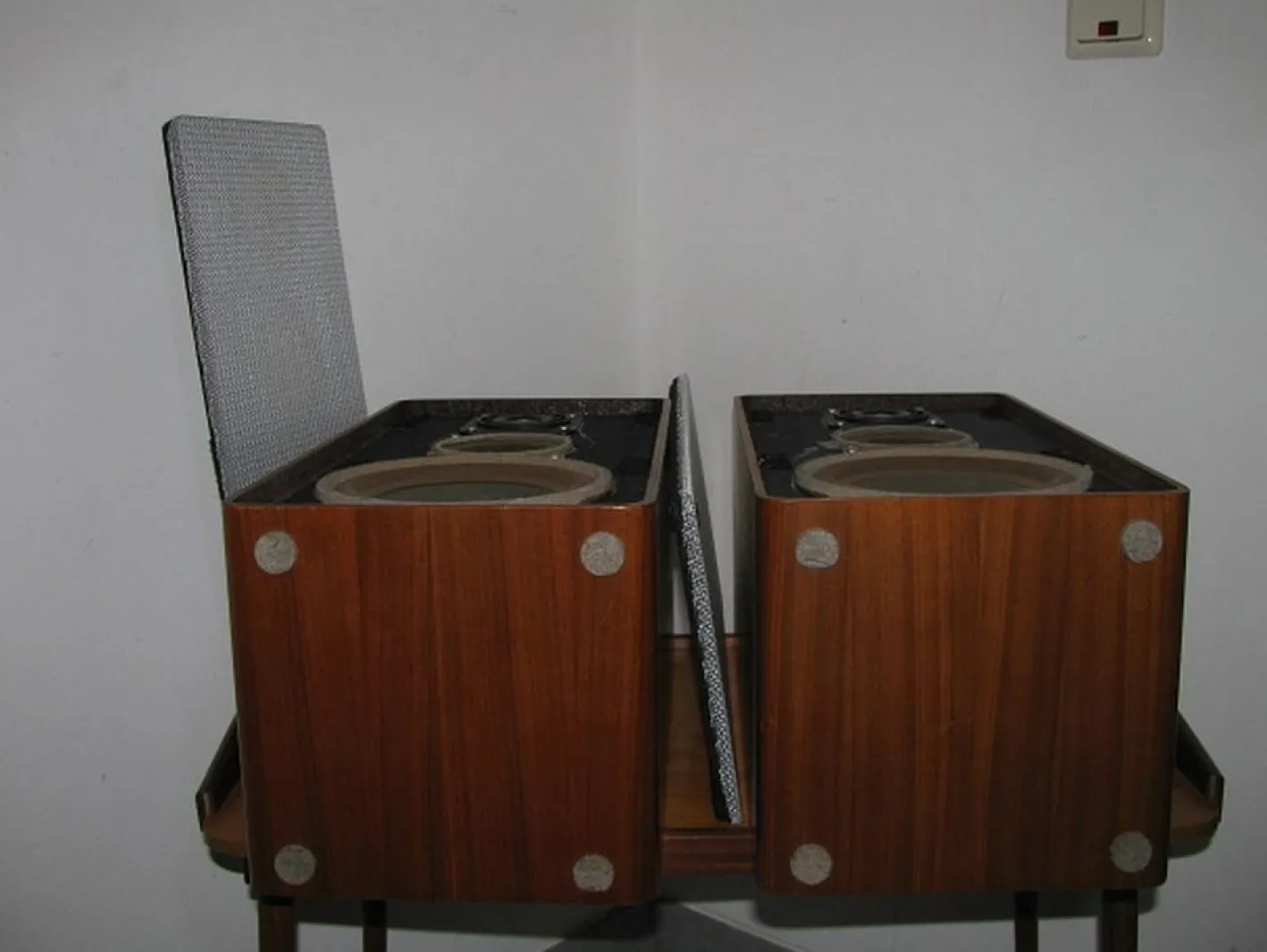 Deutsche Vintage Lautsprecher von ITT, 1970er, 2er Set