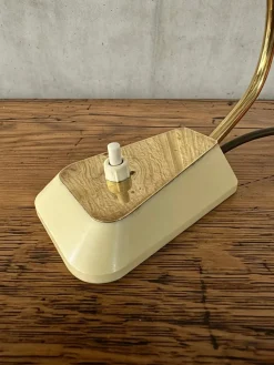 Deutsche Vintage Tischlampe aus Messing, 1960er