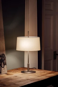Diana Minor Tischlampe aus Nickel von Federico Correa