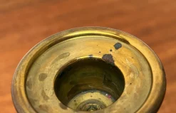 Dänische Mid-Century Messing Kerzenhalter von Boyes Metalkunst, 1960er, 2er Set